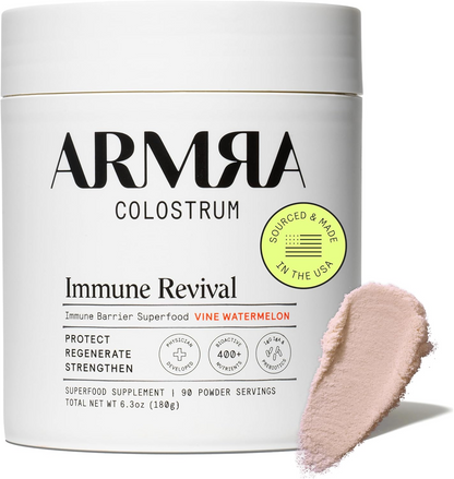 ARMRA Colostrum Powder | Gut Health & Bloating | Skin & Hair | Immunity | Keto, Gluten & Fat-Free | 90 Servings